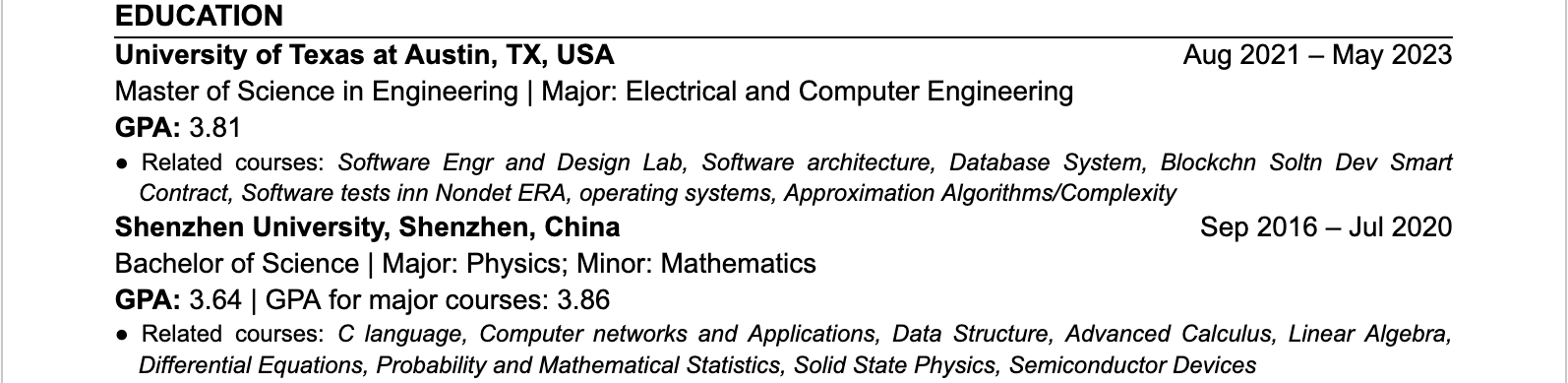 Edu info